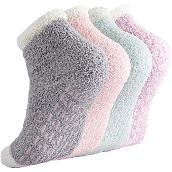 Non Slip Hospital Socks with Grips for Women Grip Slipper Socks for Women Gifts - Picture 8 of 8